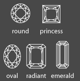 cultured diamond cut shapes