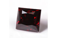 0.66 carat Princess cut Fancy Deep Red diamond
